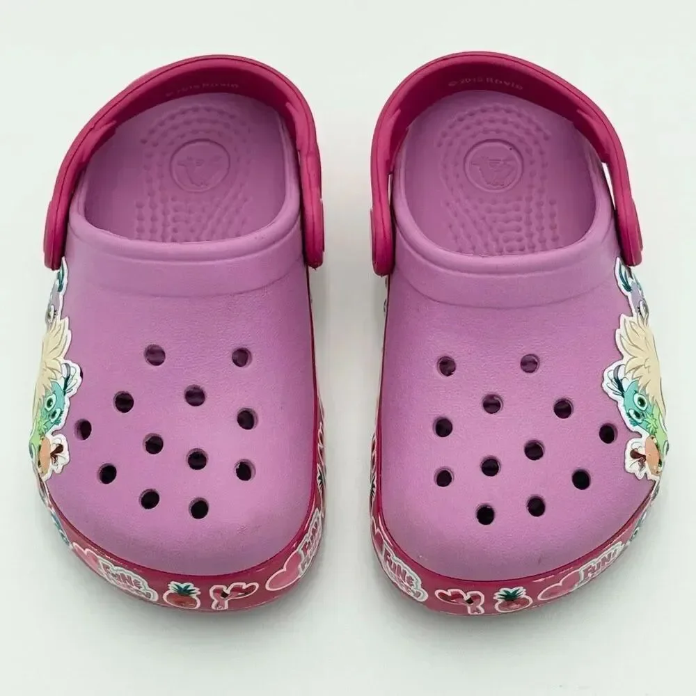 Crocs Girls' Fun Lab Hatchlings Band Lights Clogs - US Size C8 GS